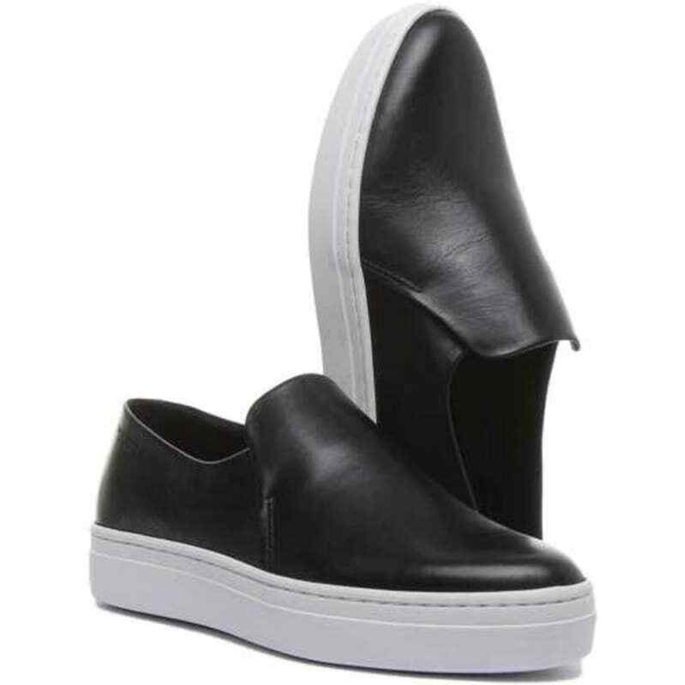 Vagabond Black Leather Slip On Sneakers Size 41